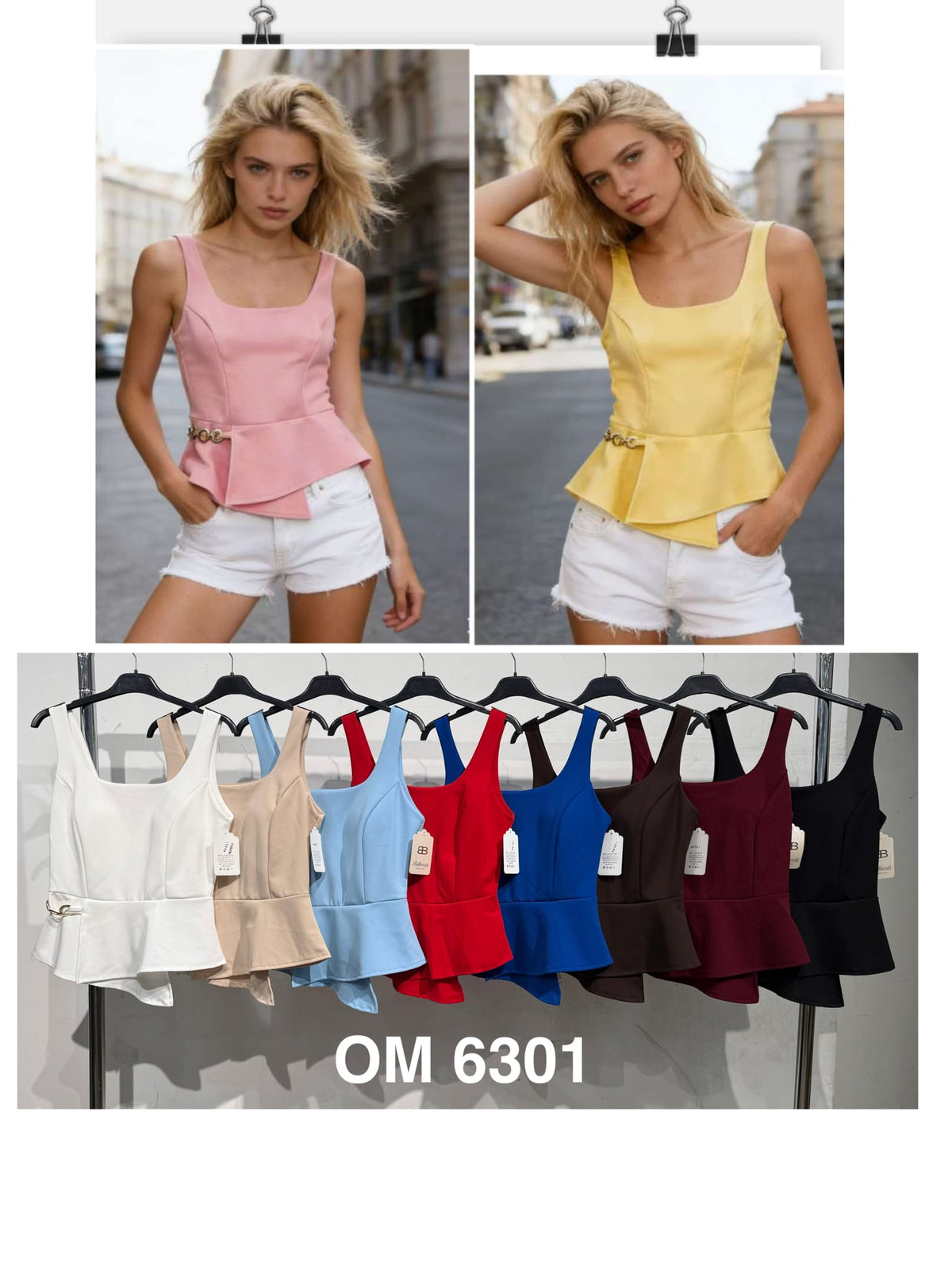 OM6301 Top Peplum