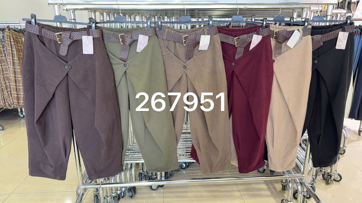267951 Pantalón Superpuesto