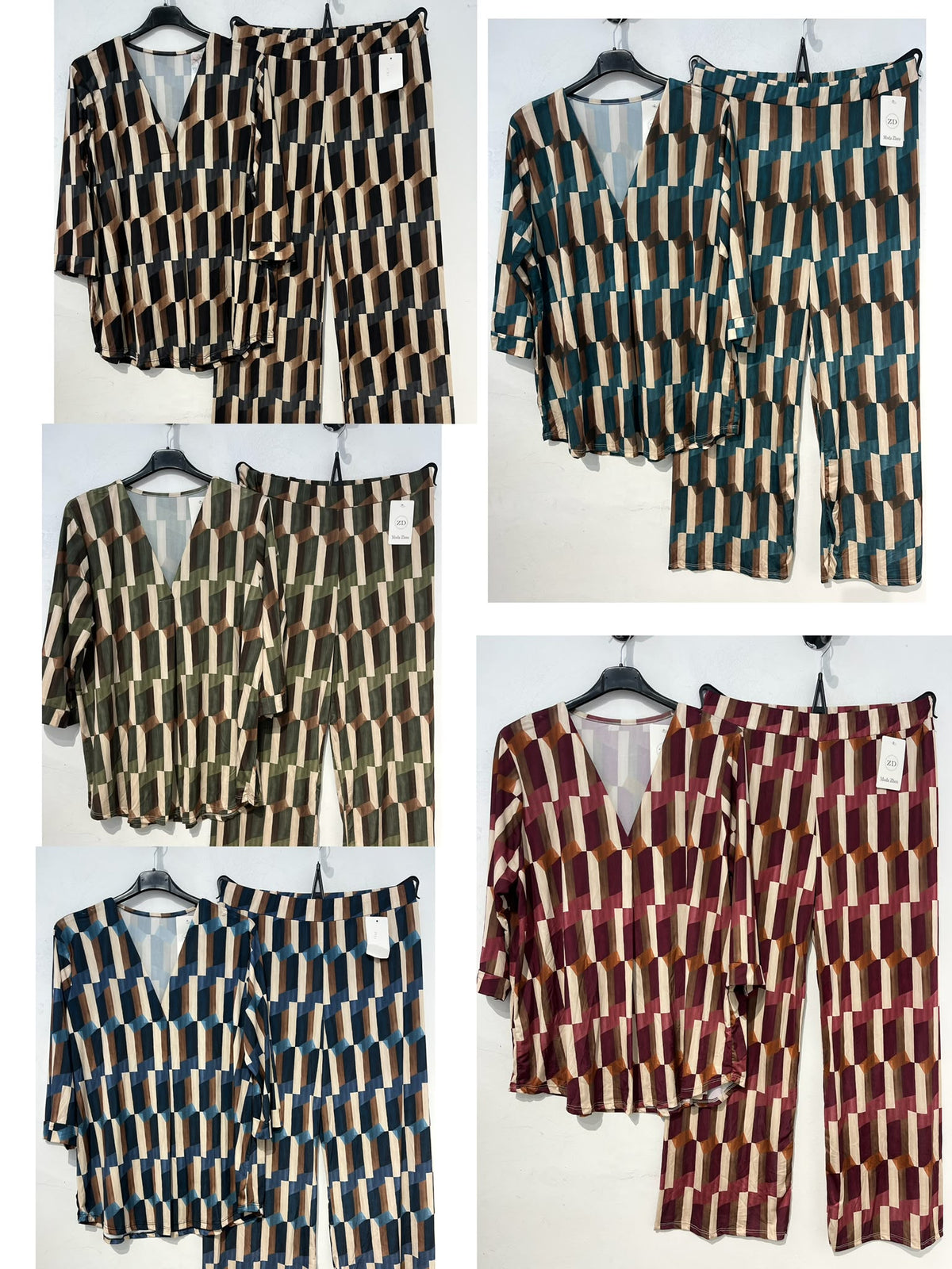 Conjunto de dos piezas de punto frío