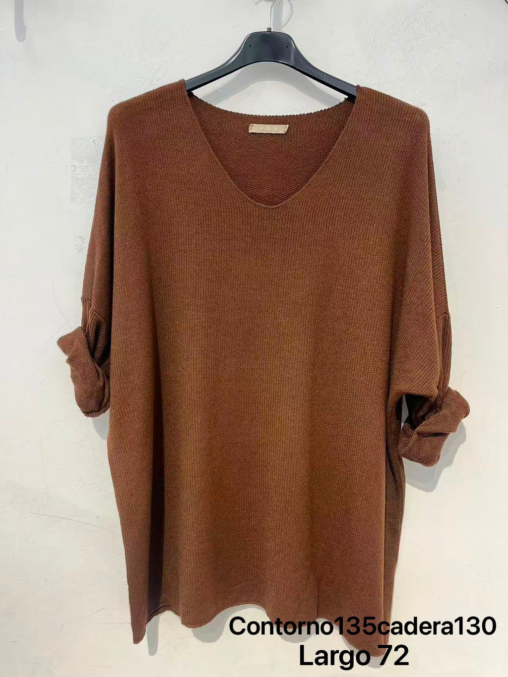Jersey De Punto con cuello V 82581