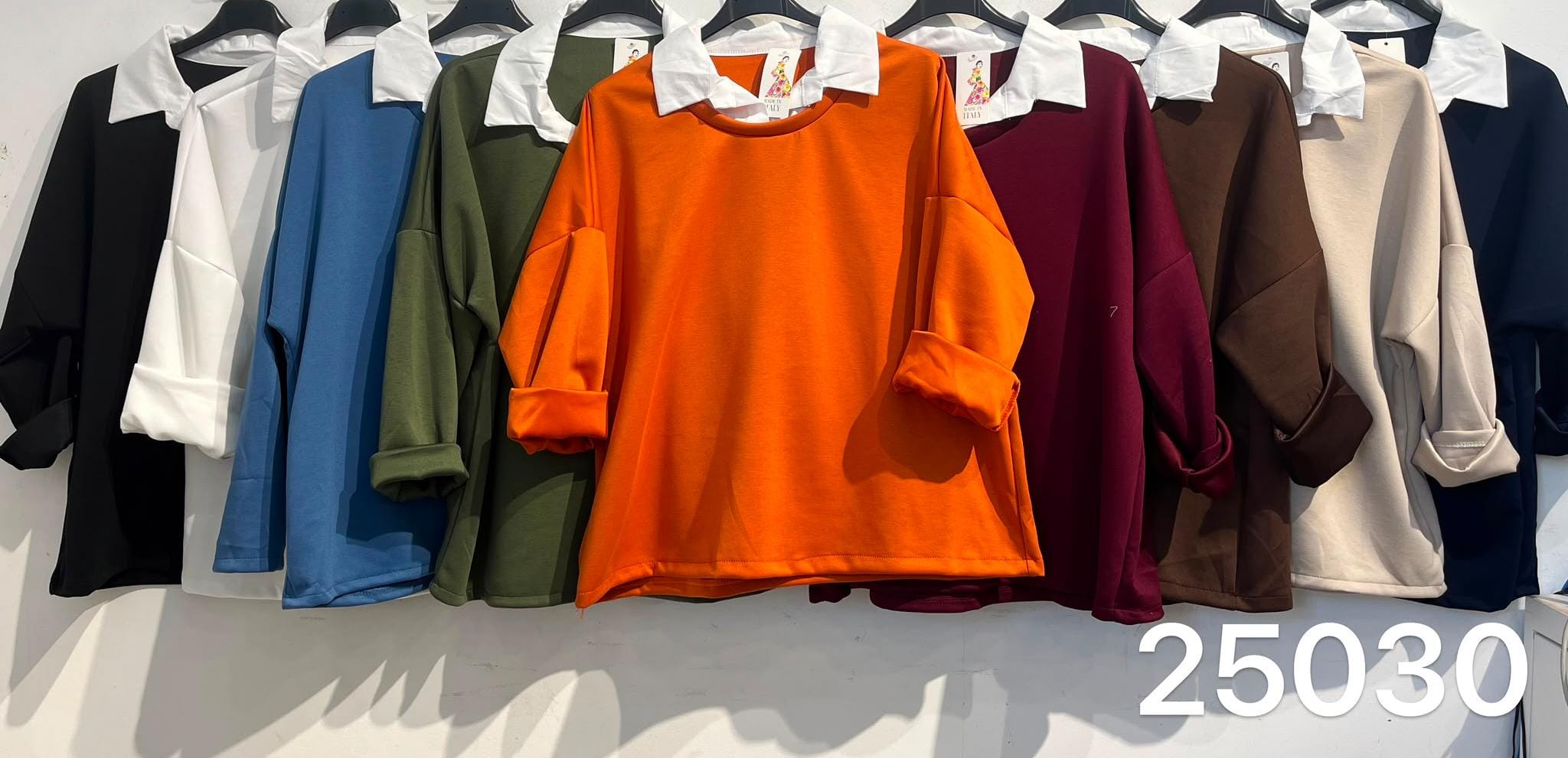 Sudadera Cuello Camisero 25030