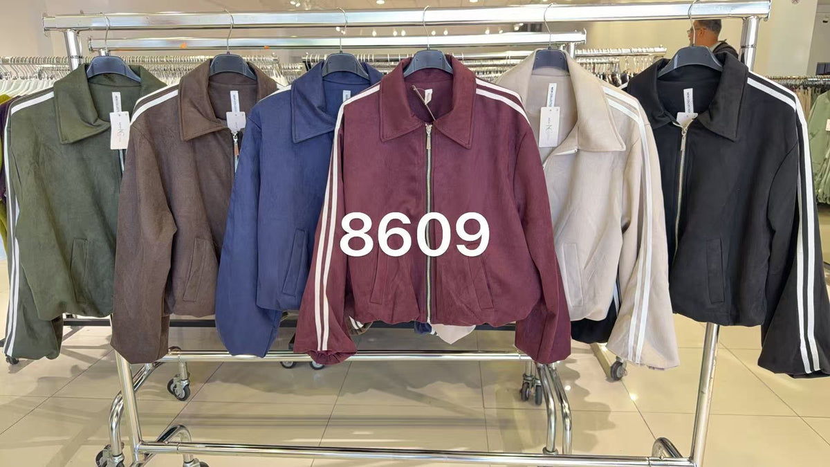 8609 Chaqueta Con Cremallera