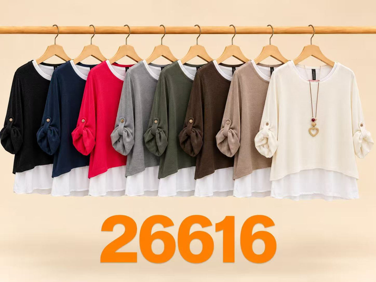 26616 Blusa Efecto 2 Piezas