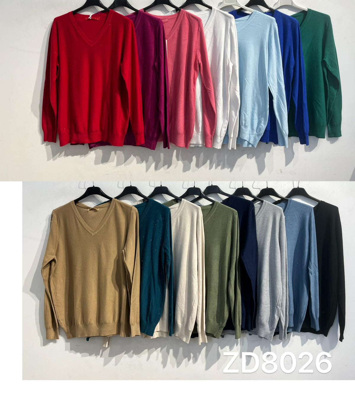 ZD8026 Jersey Cuello de Pico