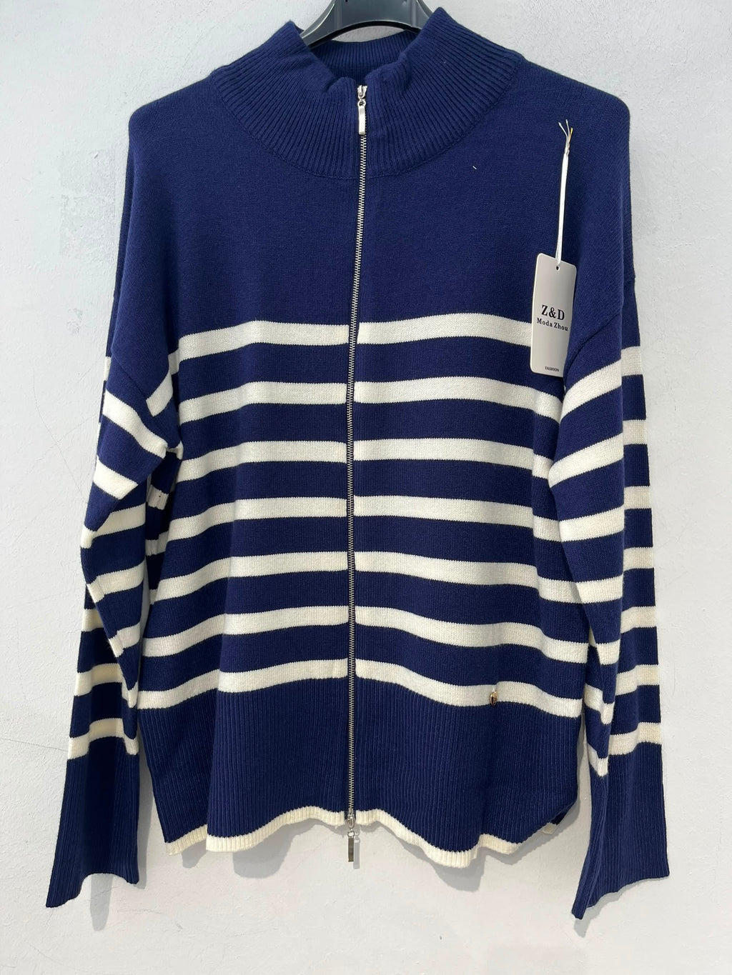 Chaqueta de Punto con Cremallera AH8023