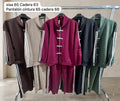 Conjunto Chándal con botones de nudo estilo Oriental SY