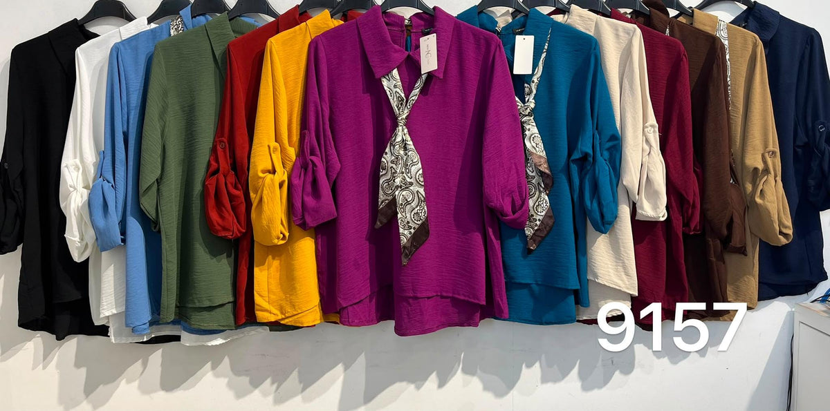 Blusa con Pañuelo 9157
